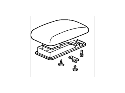 Honda 83403-S01-A01ZA Lid, RR. Console *NH178L* (EXCEL CHARCOAL)