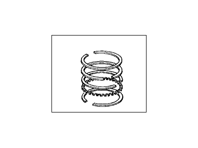 1999 Honda Civic Piston Rings - 13021-P07-G01