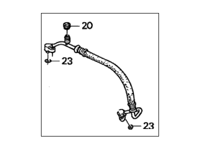 Honda 80315-S01-A01 Hose, Discharge (Parker)