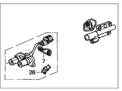 Honda 28015-P4R-305 Solenoid Set, Shift