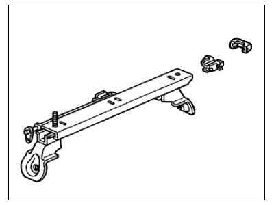 Honda 81660-S01-A01 Adjuster, L. Slide (Outer)