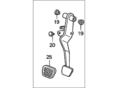 Honda 46500-S04-A10 Pedal Assy., Brake