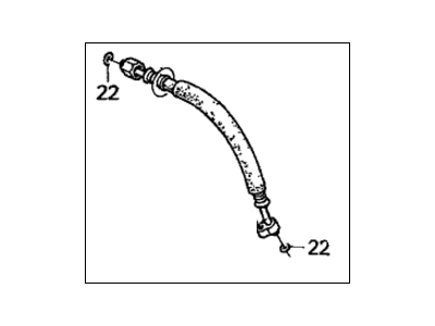 1999 Honda Civic A/C Hose - 80311-S04-G01