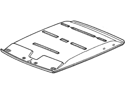 Honda 83200-S01-A01ZA Lining Assy., Roof *NH220L* (CLEAR GRAY)