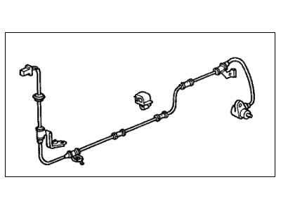 Honda 57475-S04-951 Sensor Assembly, Left Rear (Drum)