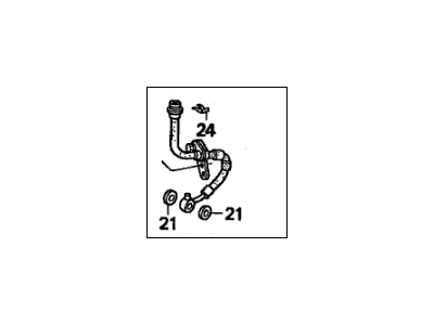 1998 Honda Civic Hydraulic Hose - 01465-S04-V02