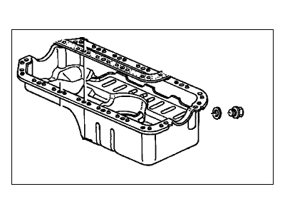 Honda 11200-P2E-000 Pan, Oil