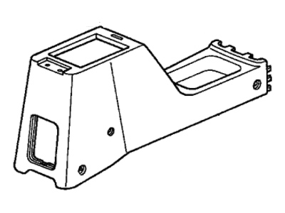 Honda 83401-S04-003ZC Console, RR. *NH178L* (EXCEL CHARCOAL)