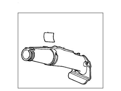 1997 Honda Civic Steering Column Cover - 53320-S04-A80