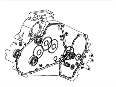 2000 Honda Civic Transmission Gasket - 06112-P4R-000