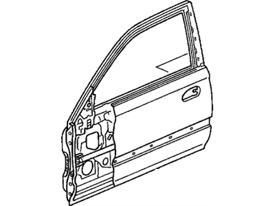 1997 Honda Civic Door Panel - 67010-S00-M01ZZ
