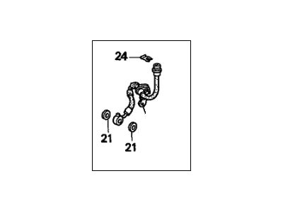 1998 Honda Civic Brake Line - 01464-S04-V02