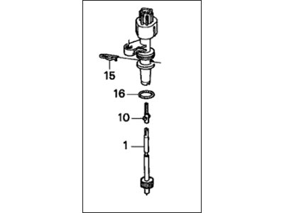 Honda 78410-S04-952 Sensor Assembly, Speed (Matsushita)