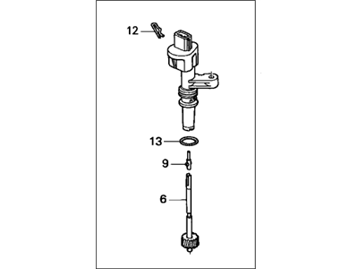 Honda 78410-S04-912 Sensor Assembly, Speed (Matsushita Denshi)