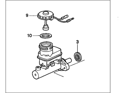 Honda 46100-S04-A12 Master Cylinder Assembly