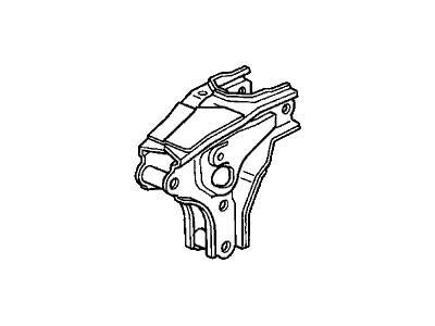 Honda 50827-S04-991 Bracket, RR. Engine Mounting