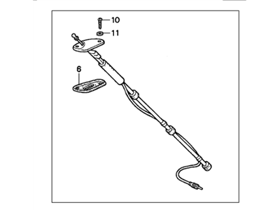 Honda 39150-S01-A02 Antenna Assembly, Automatic Radio