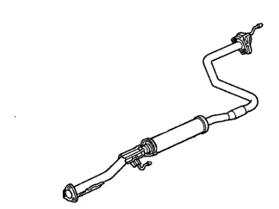 Honda 18220-S04-A92 Pipe B, Exhuast