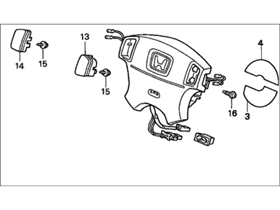 1997 Honda Civic Air Bag - 06770-S01-A81ZA