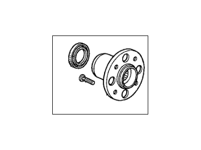 Honda 42200-S04-008 Bearing Assembly, Rear Hub Unit