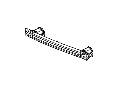 Honda 71130-S01-A01ZZ Beam, FR. Bumper