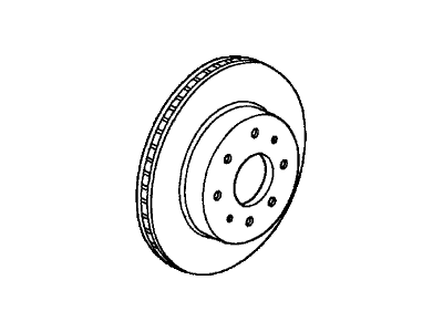 Honda 45251-S5D-A10 Disk, Front Brake