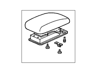 Honda 83403-S02-A01ZA Lid, RR. Console *NH178L* (EXCEL CHARCOAL)