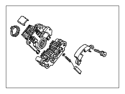 1998 Honda Civic Voltage Regulator - 31150-P2E-A01