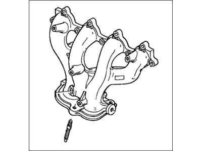 Honda 18100-PEM-G00 Manifold Assembly, Exhuast