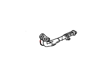 2000 Honda Civic Exhaust Pipe - 18210-S04-A91