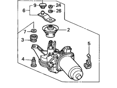 Honda 76505-S3Y-A01