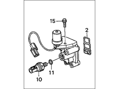 Honda 15810-PHM-A03 Valve Assembly, Spool