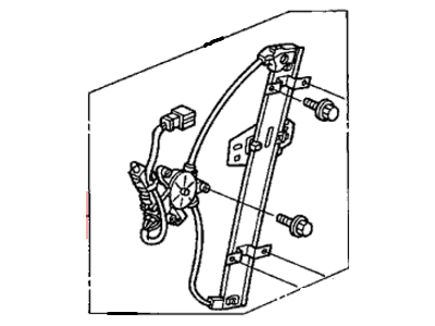 2005 Honda Insight Window Regulator - 72210-S3Y-A03