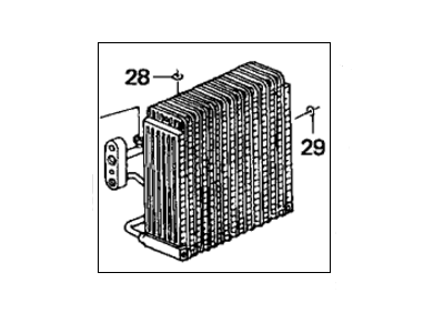 Honda 80215-ST3-G11 Evaporator (Sam)