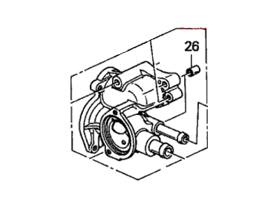 2006 Honda Insight Thermostat Housing - 19320-PHM-000