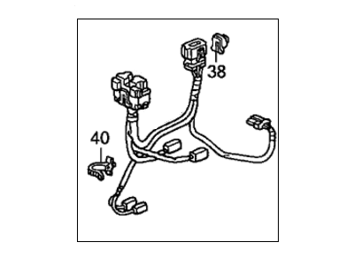 Honda 1N110-PHM-003 Wire Harness, Control