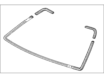 2003 Honda Insight Weather Strip - 04731-S3Y-000