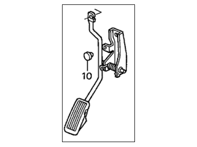 Honda 17800-S3Y-A02 Pedal, Accelerator