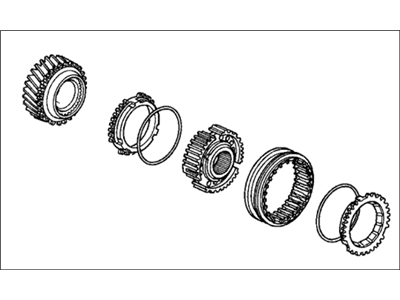 Honda 23443-PHR-315 Gear Set, Third