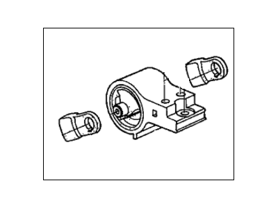 Honda 50820-S3Y-J01 Rubber Assy., Engine Side Mounting (MT)