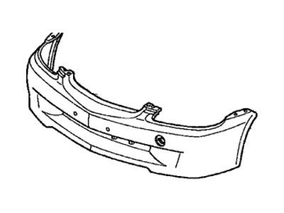 Honda 04711-S3Y-A90ZZ Face, Front Bumper (Dot)