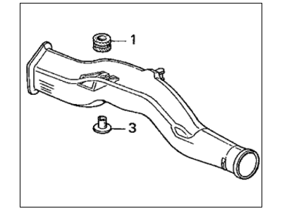 2006 Honda Insight Air Duct - 17242-PHM-000