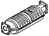 Honda Passport Catalytic Converter - 8-97032-881-2 Converter, Catalyst