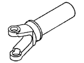 Honda 8-97024-850-0 Yoke Assy., Splined Propeller Shaft