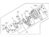 Honda 8-97136-942-0 Cover Assy., RR. Alternator