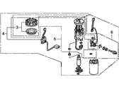 Honda Ridgeline Fuel Pump - 17045-SJC-A01 Set, Fuel Pump Module