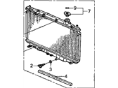 Honda Accord Radiator - 19010-R40-A03 Radiator (Denso)