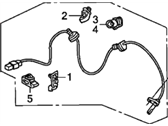 Sna 003 Genuine Honda Sensor Assembly Left Front