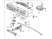 Honda Prelude A/C Switch - 79500-SS0-A02 Heater Control Assembly