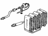 Honda CRX Evaporator - 38655-SB2-661 Sub-Evaporator Assembly